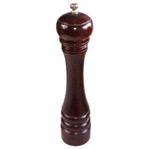 WEXFORD Chocolate Brown Coloured Wood Peppermill 12" Tall